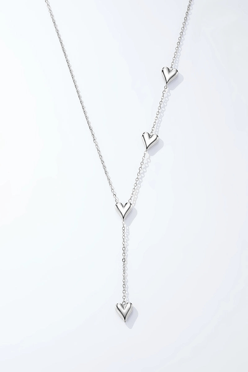 Hjerte halskæde guld