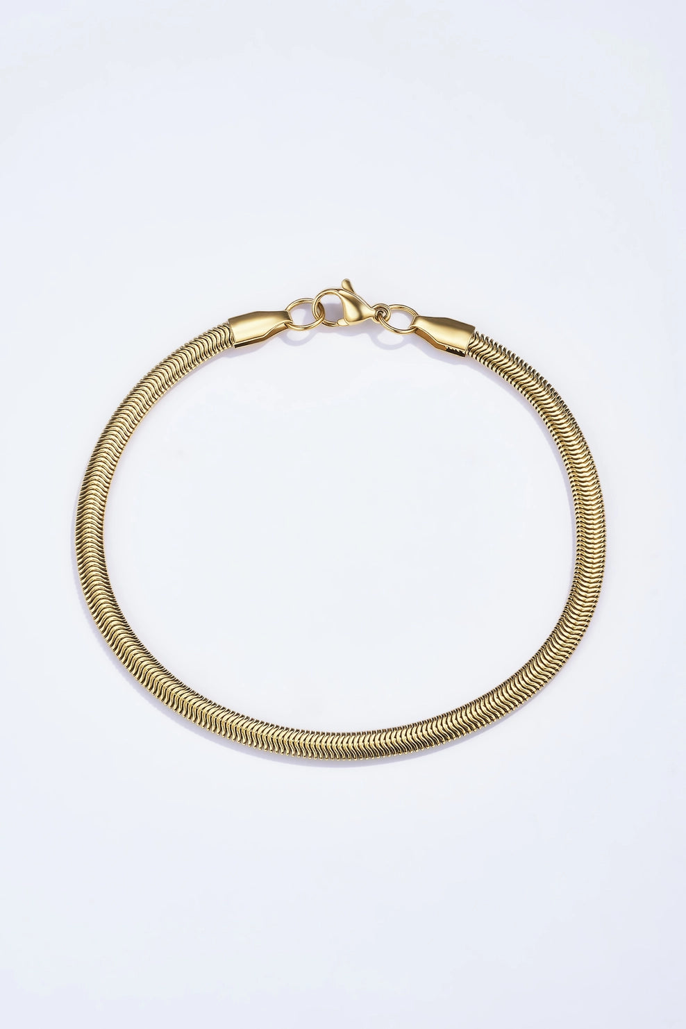 Slange armbånd guld