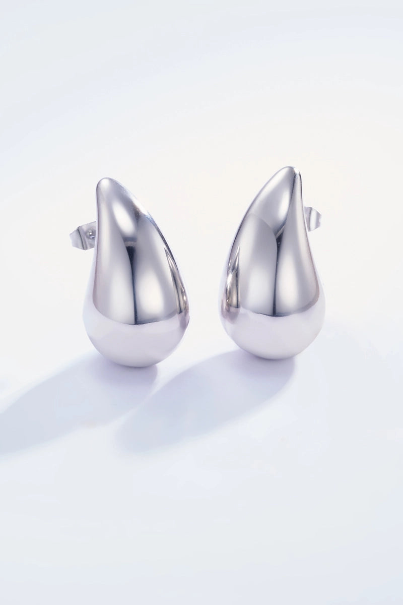 vanddråbe øreringe guld